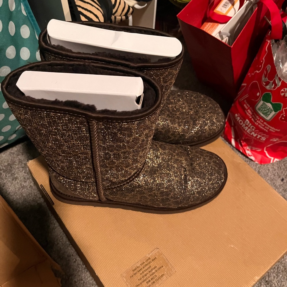Sparkly Brown Boots